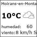 El tiempo en moirans-en-montagne-fr con meteo.es