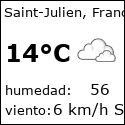 El tiempo en saint-julien-39-fr con meteo.es